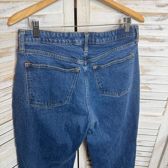 ABERCROMBIE Women's 31 12R Curve Love The 90s Relaxed High Rise Denim Jean Raw - Picture 9 of 11